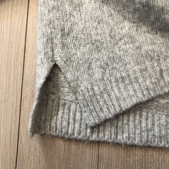 Abercrombie & Fitch Fair Isle Turtleneck Sweater in Grey Size M - Picture 4 of 10